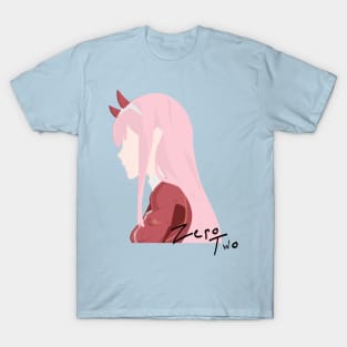 Darling in the Franxx//Zero Two - With Text T-Shirt